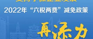 一圖了解：支持小微企業(yè)發(fā)展，2022年“六稅兩費(fèi)”減免政策再添力